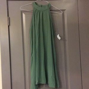 Spring green dress